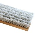 The Brush Man 24”  Fine Floor Sweep, Gray Flagged Syntetic Fill, 12PK FB924